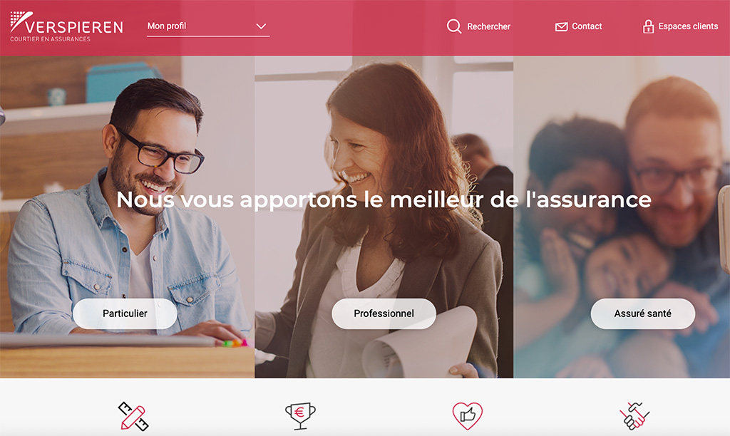 Verspieren Website