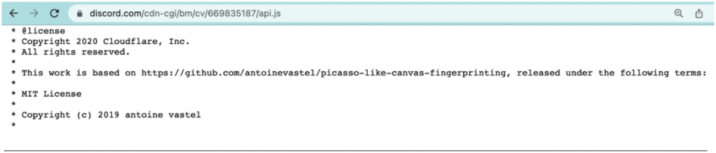 Discord uses Antoine Vastel, DataDome's Head of Research, code.