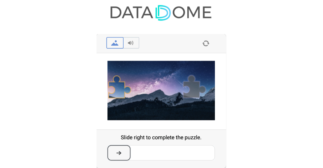 DataDome's CAPTCHA First of Kind Privacy Compliant User Friendly Secure