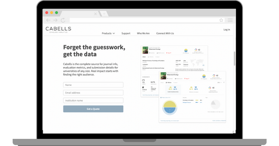 Cabells Website Screenshot