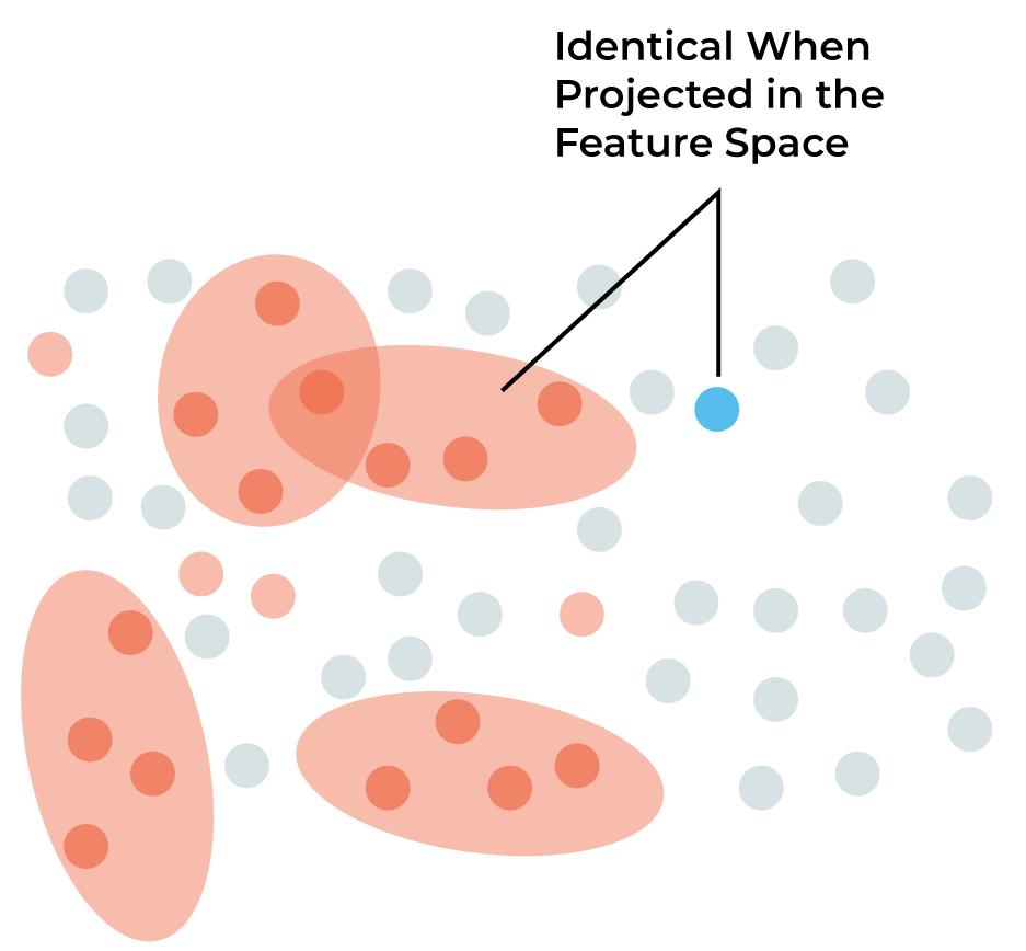 Projection of Identical Data Points With Inconsistent Labels, Label Engineering 8