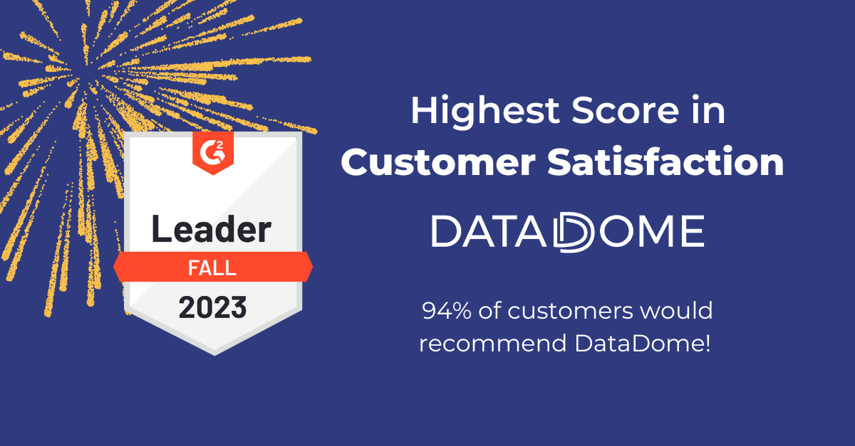 G2 DataDome Highest Satisfaction Score