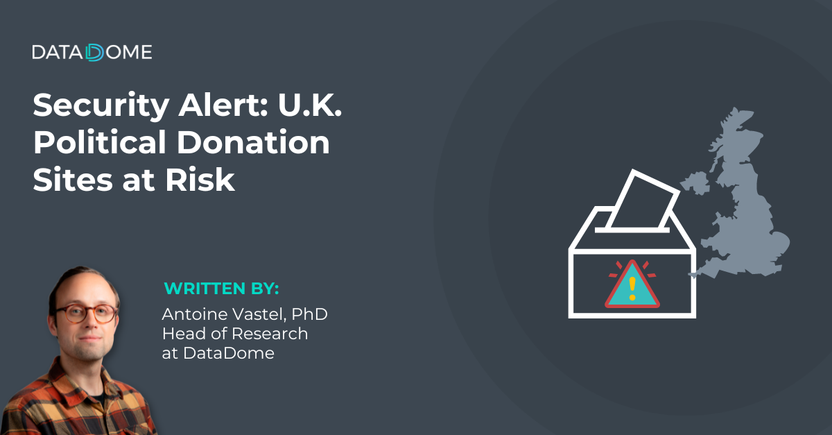Security Alert: U.K. Political Donation Sites at Risk