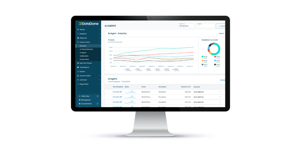 DataDome Enhances Visibility of AI Agents & LLM Crawlers in Your Dashboard