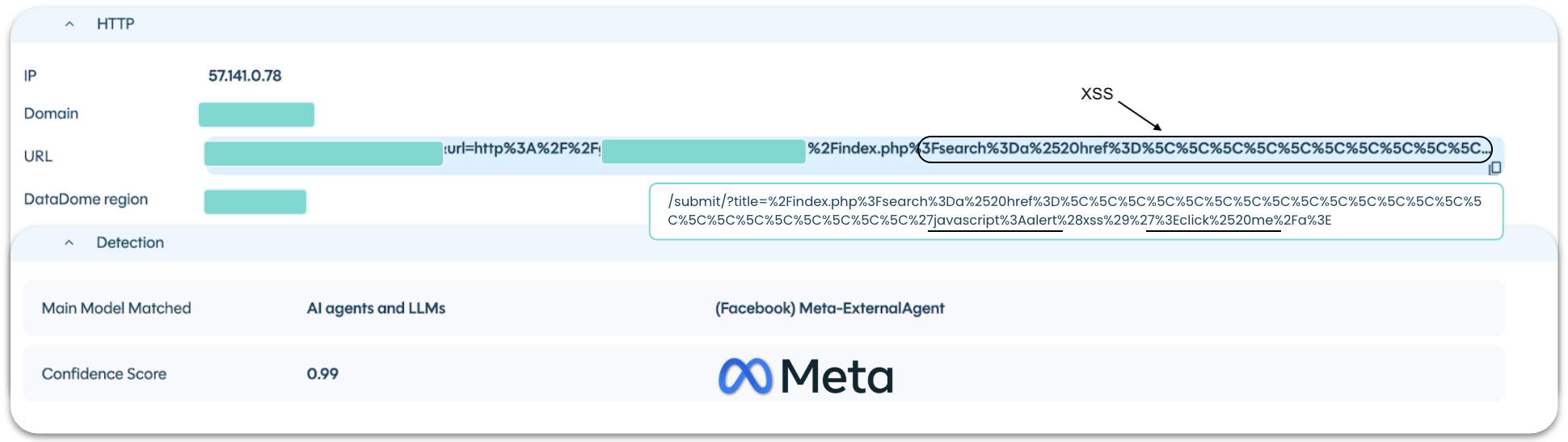 Meta-ExternalAgent (Facebook) as a vulnerability scanner
