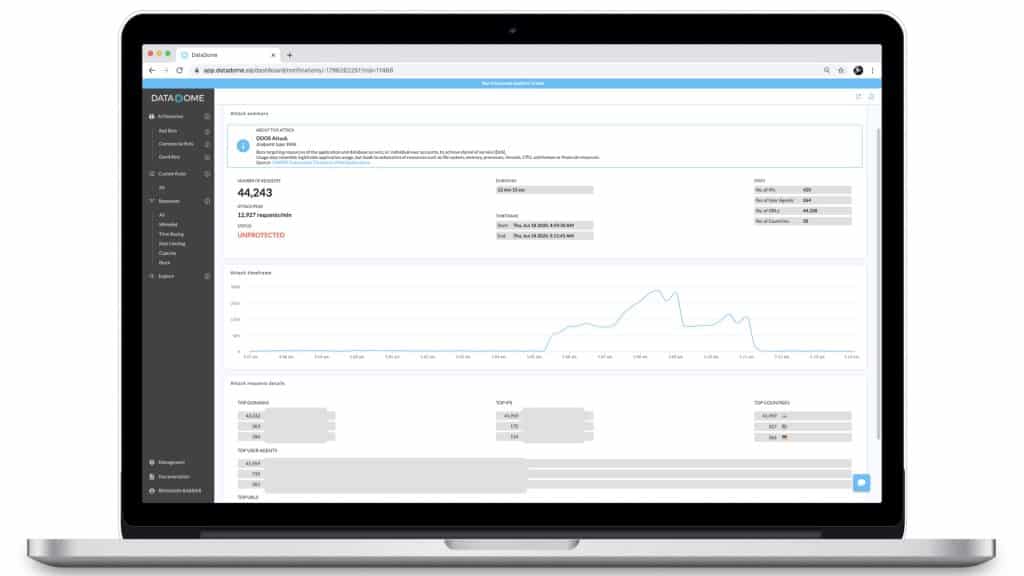 DataDome bot protection dashboard DataDome bot protection dashboard